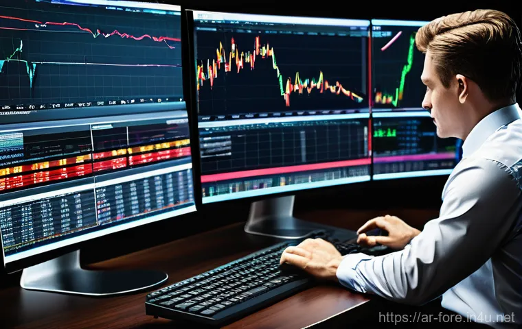 외환관리사 교재 리뷰 - **Prompt 1: The Aspiring Forex Trader's Journey**
    A clear, well-lit image of a young adult, gend...