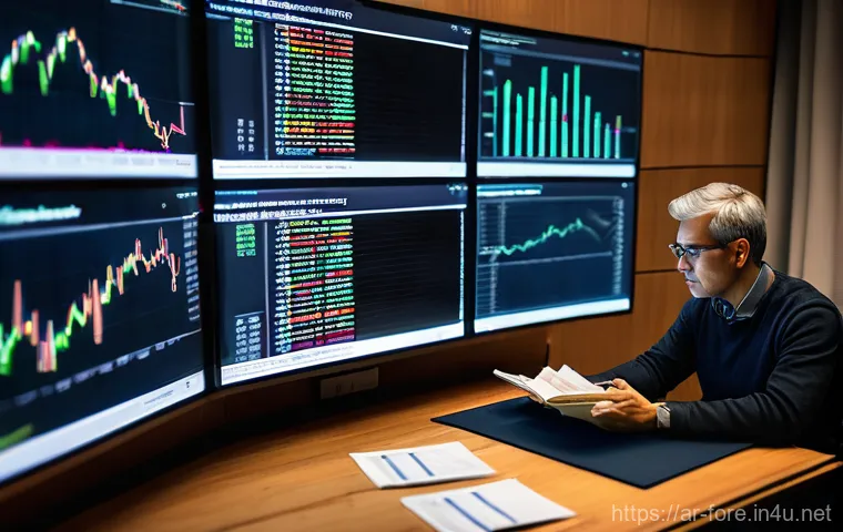 외환관리사 교재 리뷰 - **Prompt 1: The Aspiring Forex Trader's Journey**
    A clear, well-lit image of a young adult, gend...