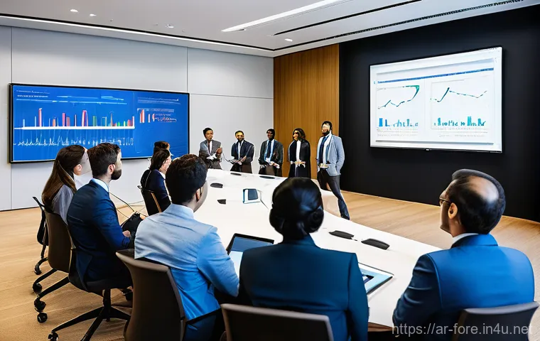 외환관리사와 금융권 이직 준비 - **Prompt:** A compelling, high-tech composite image focusing on global currency markets. The foregro...