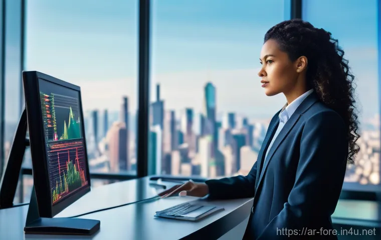 외환관리사 연봉 협상 노하우 - **Prompt: The Insightful Financial Professional**
A professional male or female, dressed in a s...