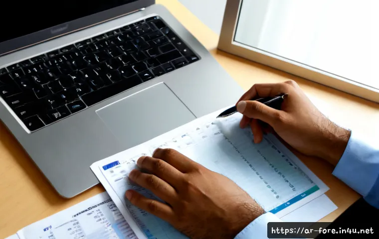 외환관리사 실기 시험 대비 - Photorealistic Arab finance professional preparing for a foreign exchange management practical exam ...