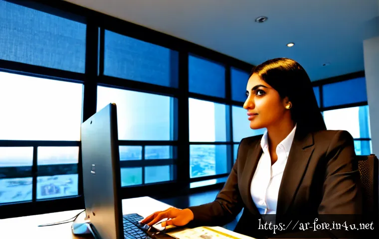 외환관리사 직무에서의 영어 활용법 - Photorealistic Gulf Arab foreign exchange manager in modest professional business attire speaking En...
